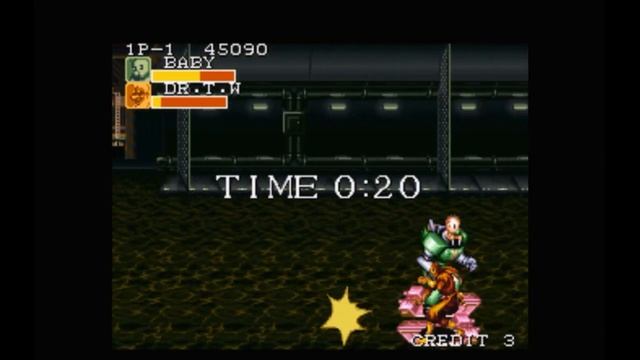 Super Nintendo (Snes) 16-bit Captain Commando Битва с Боссами