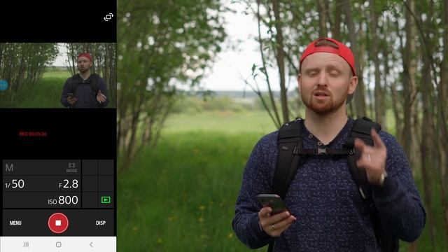 Как снимать себя на видео в одиночку/ Sony Imaging Edge Mobile смотреть онлайн