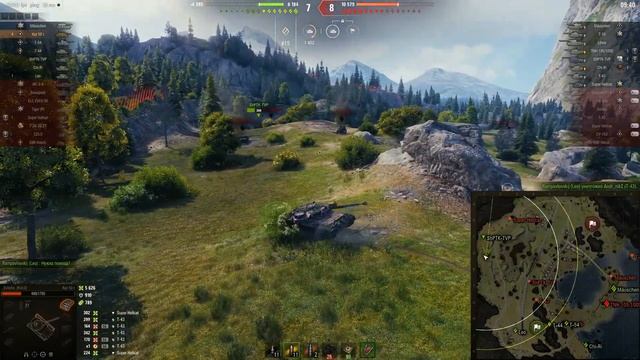 Kpz 50 t - 8 Frags 8.9K Damage - Excessive DPS! - World Of Tanks смотреть онлайн