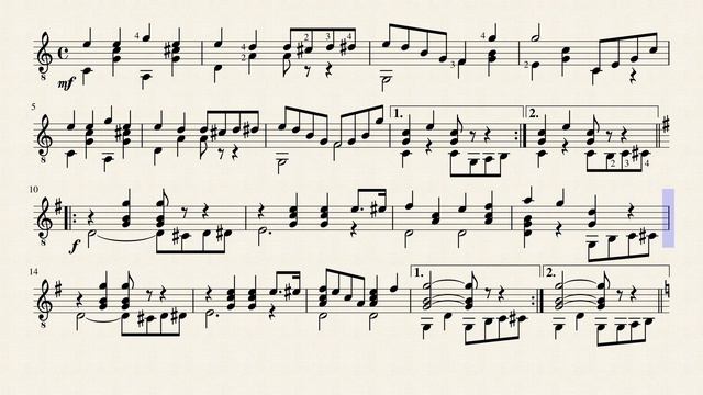 Always Faithful - Wm C. Stahl (1869 - 1940) - Tablature