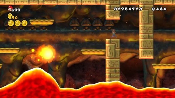 Minecraft Steve Saves Peach From Bowser | New Super Minecraft Bros. Wii: Steve's Adventure