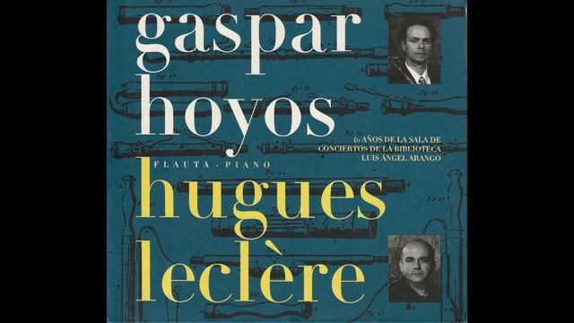 Francis Poulenc Sonata / flute Gaspar Hoyos смотреть онлайн
