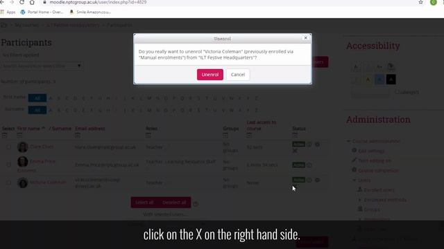 Remove a Teacher from a Moodle Course смотреть онлайн