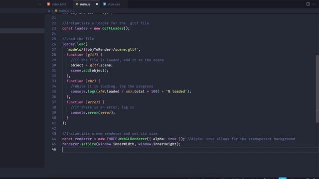 Adding a 3D model to a website using THREE.JS смотреть онлайн