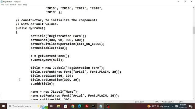 #How to create Simple Registration Form using Java Swing with demo |Hostbox cse смотреть онлайн