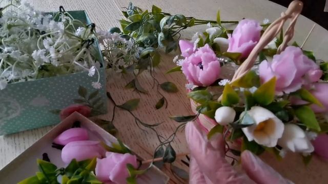 Мыловарение/Нежный букет в маленькой корзинке смотреть онлайн