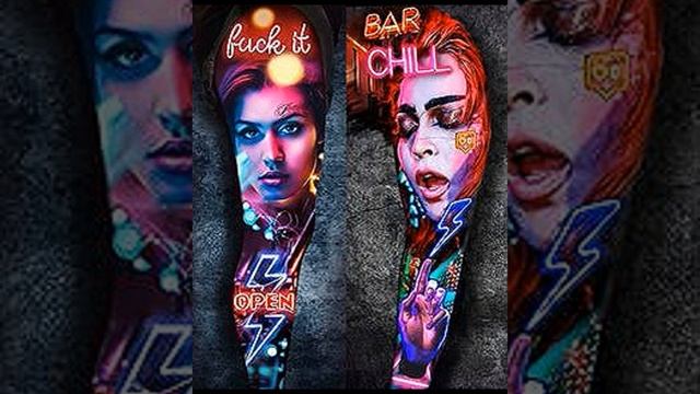 Уникальные татуировки!!! Unique tattoos!!! смотреть онлайн