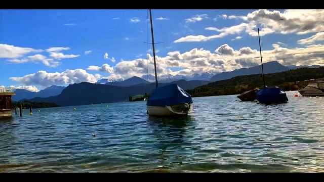 Люцерн, Базель | Швейцария | Вид на город 4K