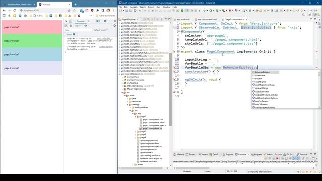 PROG39599 Advanced Java Frameworks - Observables смотреть онлайн