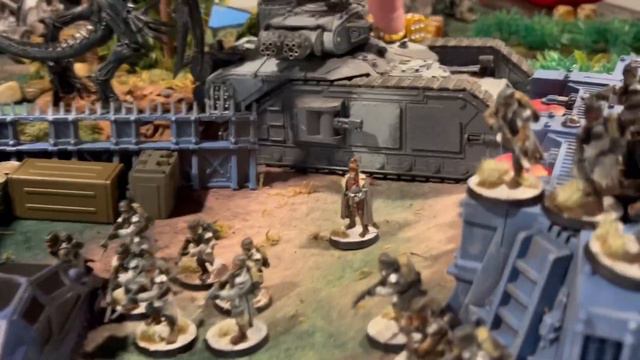 Warhammer 40K: Battle Report, Tyranids VS Death Korp of Krieg смотреть онлайн