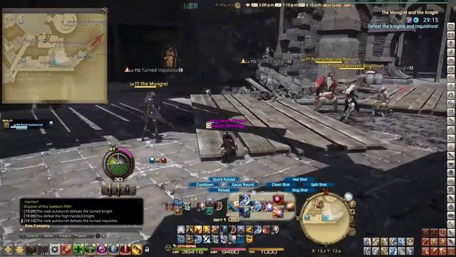 FFXIV Machinist Level 70 Job Quest ~ Stormblood ~ The Mongrel and the Knight смотреть онлайн