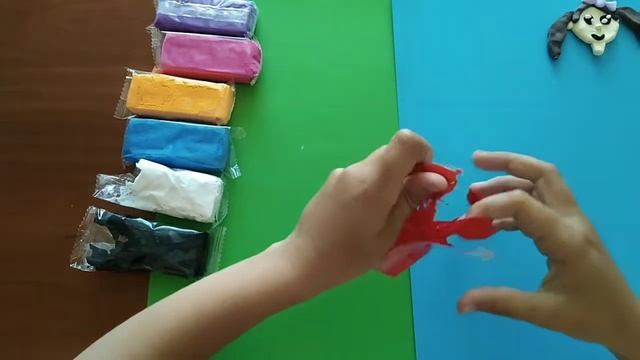 Лепим с ЯРИНКОЙ девочку из Тока Бока, лепка из воздушного пластилина смотреть онлайн