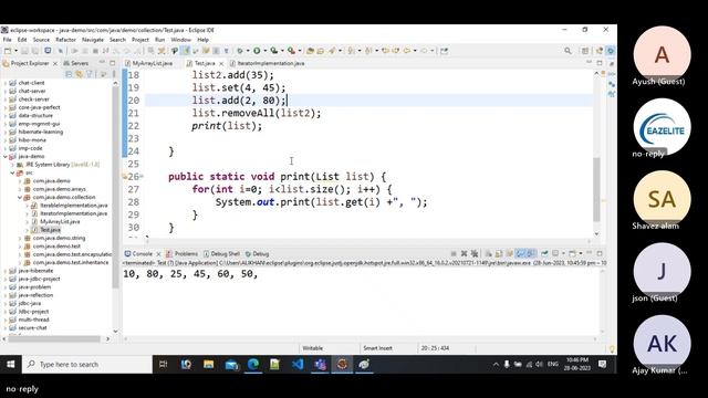 Java Industrial Training | Collection | List | ArrayList | List Implementation смотреть онлайн