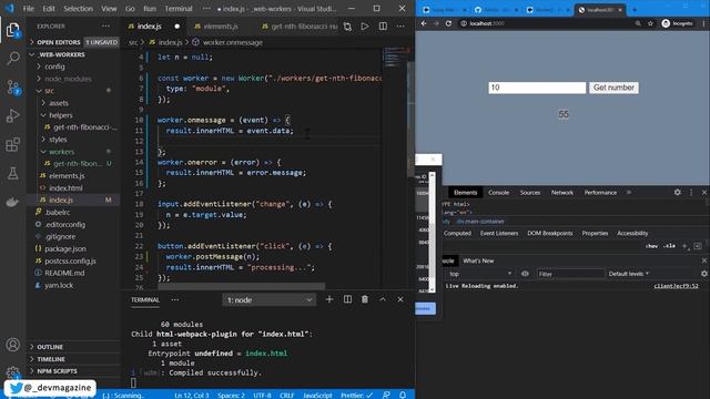JavaScript - многопоточный? Web Workers в JavaScript смотреть онлайн