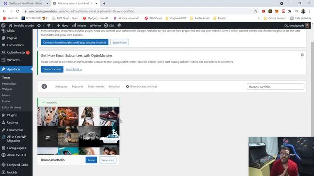 Como Criar Um Portfólio Digital com Wordpress смотреть онлайн