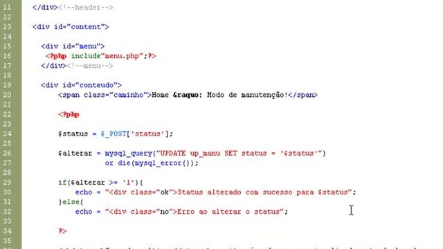 Curso Site Dinâmico com PHP – Modo de Manutenção (51) смотреть онлайн