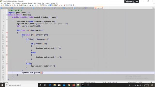 Star Pattern in Java #16 | Design Format смотреть онлайн