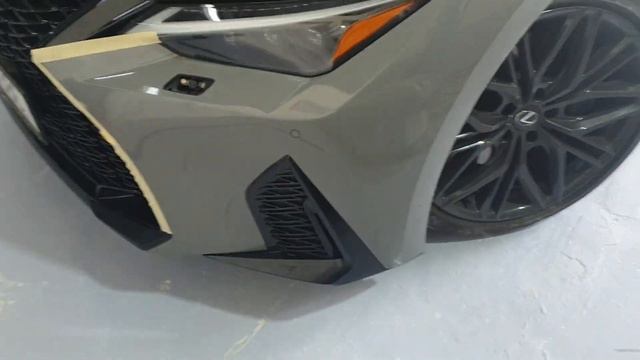 painting front bumper and front LF fender new panel color code 2yx смотреть онлайн