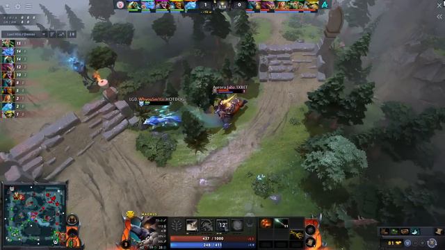 CARRY MUERTA vs LUNA !! AURORA vs LGD GAMING - BB DACHA DUBAI DOTA 2 смотреть онлайн