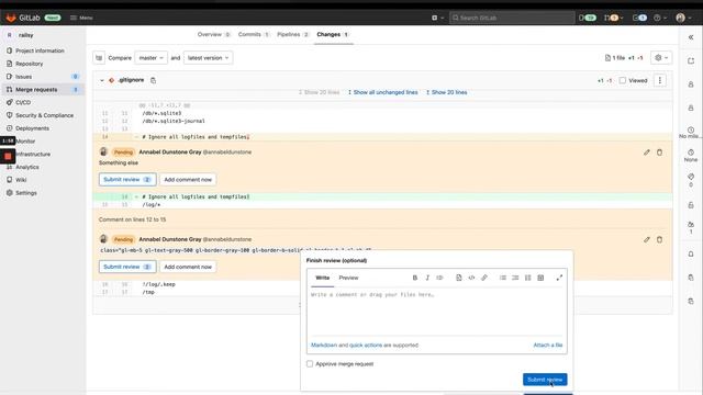 ? Design: Add comment and approval as part of code review смотреть онлайн