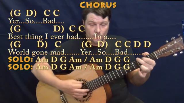 Yer So Bad (Tom Petty) Guitar Cover Lesson with Chords/Lyrics - Munson смотреть онлайн
