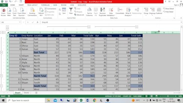 Subtotal Dynamic + Grouping | Dynamic Subtotal | Group Ungroup Subtotal in Excel | Grouping in Exce смотреть онлайн
