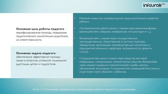 Учёт особенностей развития семьи обучающегося | Видеолекции | Инфоурок смотреть онлайн