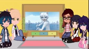 mlb react to cat blanc and some tiktoks gacha club miraculous ladybug?