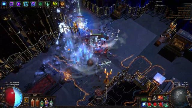 [PATH OF EXILE] 10.6m Dps Assassin Blade Vortex Build Vs Cortex Map  - PoE 3.10