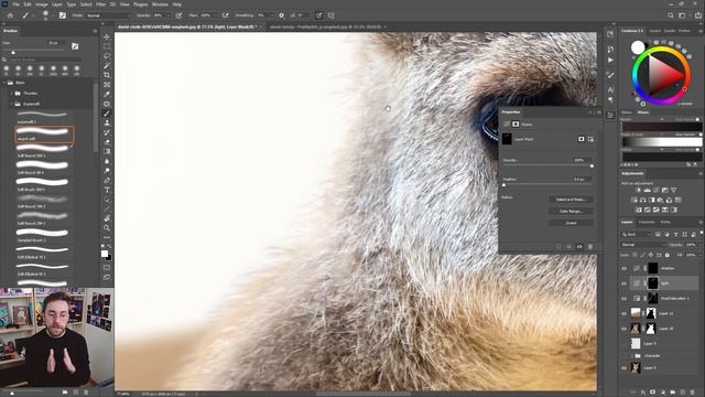 I created a FANTASY ANIMAL in Photoshop | Composite смотреть онлайн