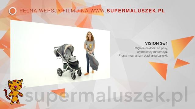 Vision 3w1 wózek dziecięcy Camarelo - www.supermaluszek.pl смотреть онлайн