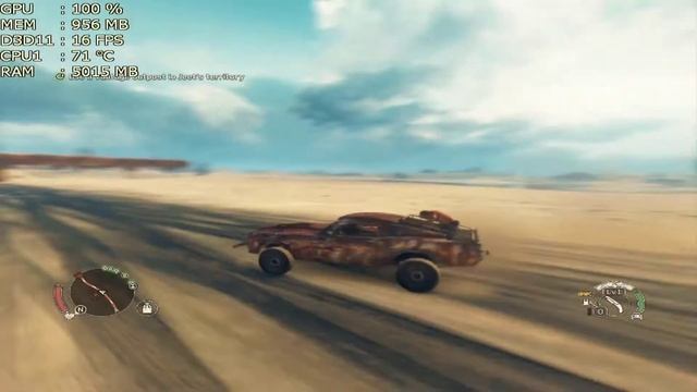 Mad Max - Intel i3 4160 3.60 GHZ 8GB RAM Intel HD Graphics 4400 FPS TEST смотреть онлайн