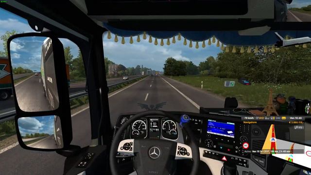 Euro Truck Simulator 2 (1.35) Promods map v2.41 First Look Road to Germany + DLC's & Mods смотреть онлайн