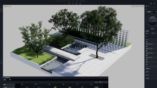 SketchUp-D5 Render Breakdown Tutorial | Visualizing A Commercial Landscape Design