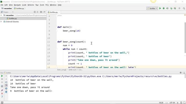 PRG-105: Recursive Function Calls in Python смотреть онлайн
