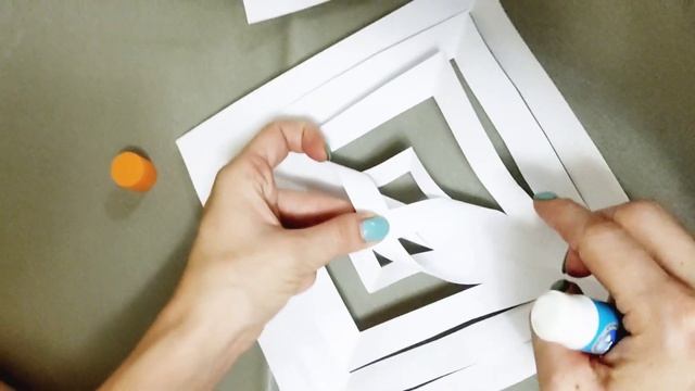 Объемные снежинки из бумаги. Снежинка из бумаги.#diy смотреть онлайн