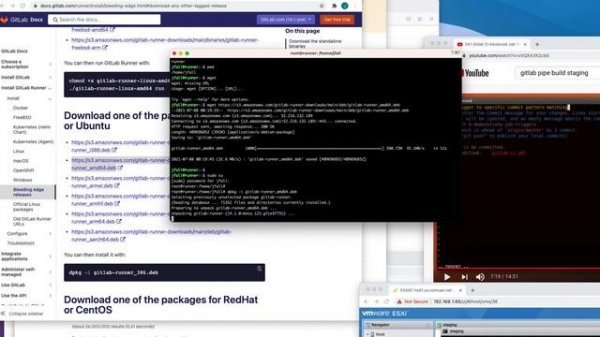 How to install a gitlab runner on Ubuntu 20 04LTS linux
