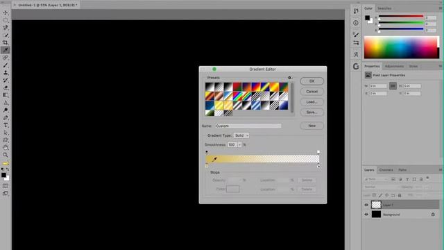 Photoshop Using Radial Gradient to Transparency смотреть онлайн