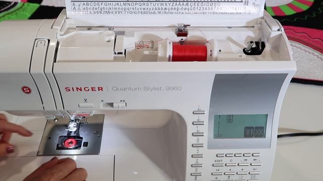 Singer Quantum Stylist 9960 5 Threading & Winding A Bobbin