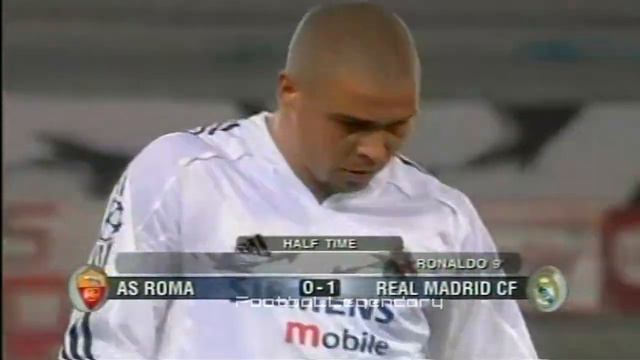 Roma vs Real Madrid 0-3 ● Ronaldo, Beckham, Figo, Zidane & R. Carlos ● 2004/05 First Phase смотреть онлайн
