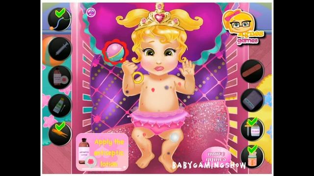 Baby Princess Injured - Baby Games смотреть онлайн