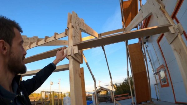 Как собрать каркас дома своими руками за 1 день? Инструкция по коннекторам Woodcastor