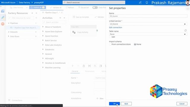 Azure Data Factory | Copy Data from AzureSQL to BLOB | Pipeline | #adf #prakashrajamani смотреть онлайн