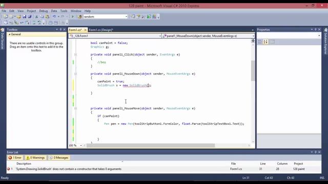 C# Project 2 Paint Program 4 Ders 123 смотреть онлайн