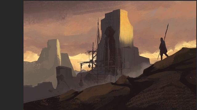 How to Paint a Landscape Environment (Concept Art Tutorial) смотреть онлайн