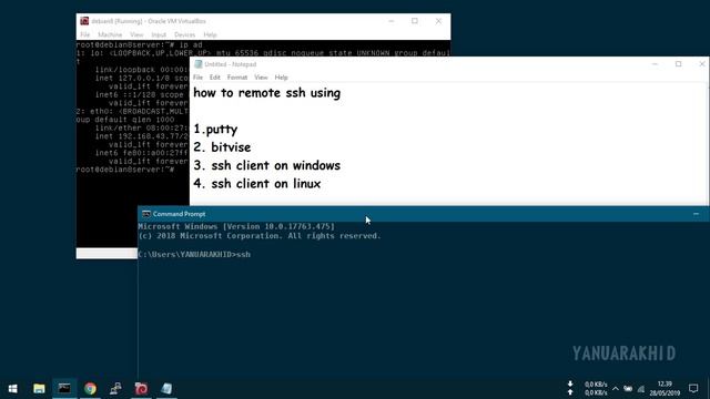 How To Remote SSH Server with Putty, Bitvise, and Linux SSH Client смотреть онлайн