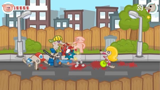 KUNG-FU PIG! | Iron Snout City level смотреть онлайн