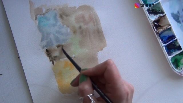эфир 23/07/2017. Природные текстуры, материалы. Как создвть текстуры акварелью смотреть онлайн