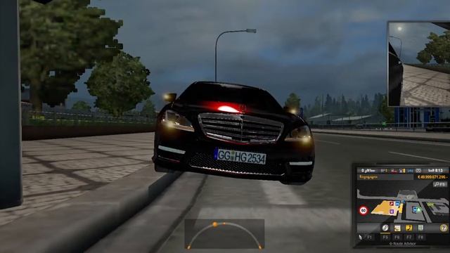 ETS 2 Mercedes Benz S65 AMG смотреть онлайн
