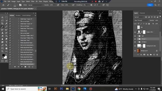 Typography Sketch Photoshop Action смотреть онлайн